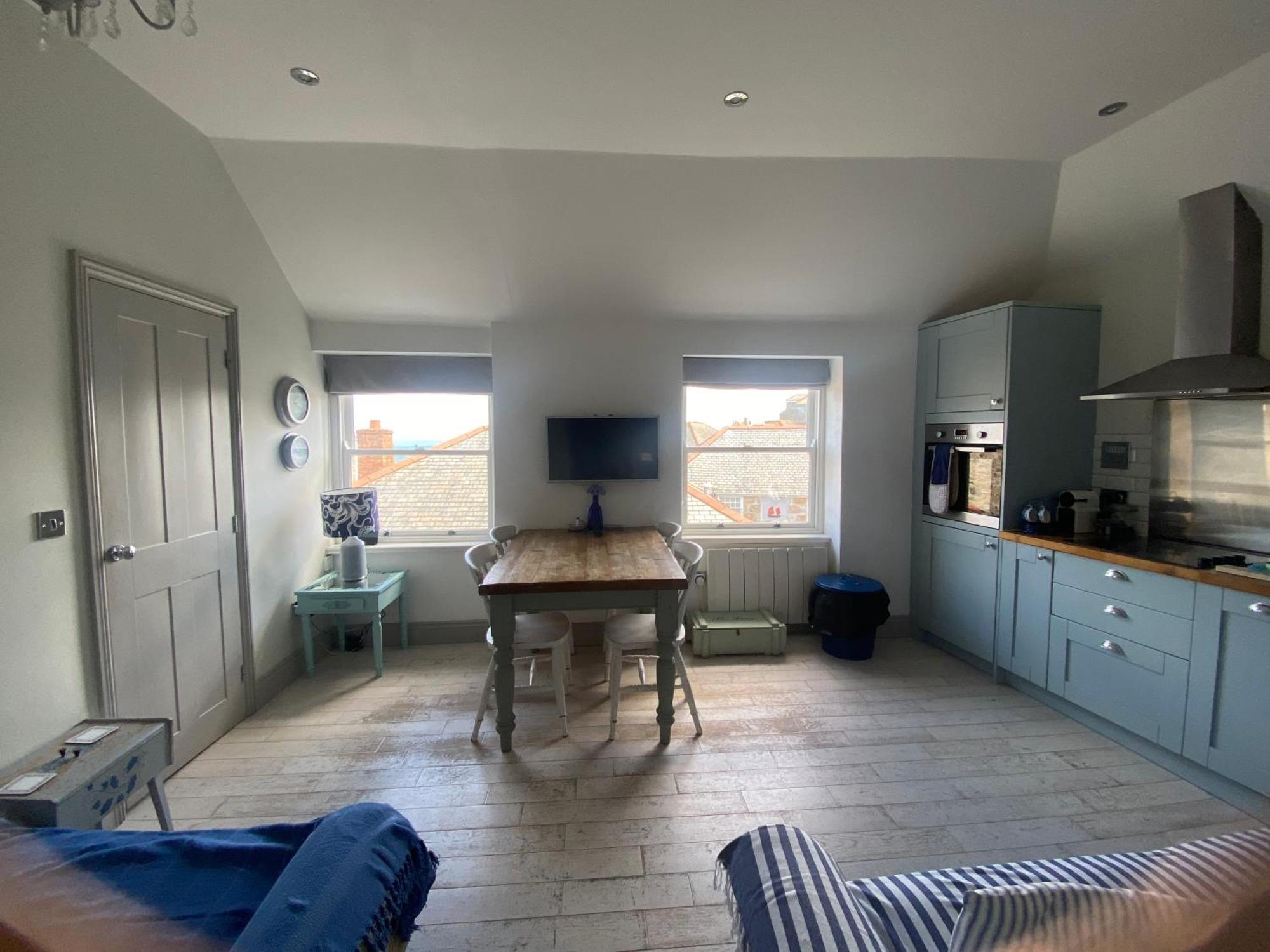 Little Dolly Sea View 2 Bedroom Apartment, St Ives Town, Dog Friendly Bagian luar foto