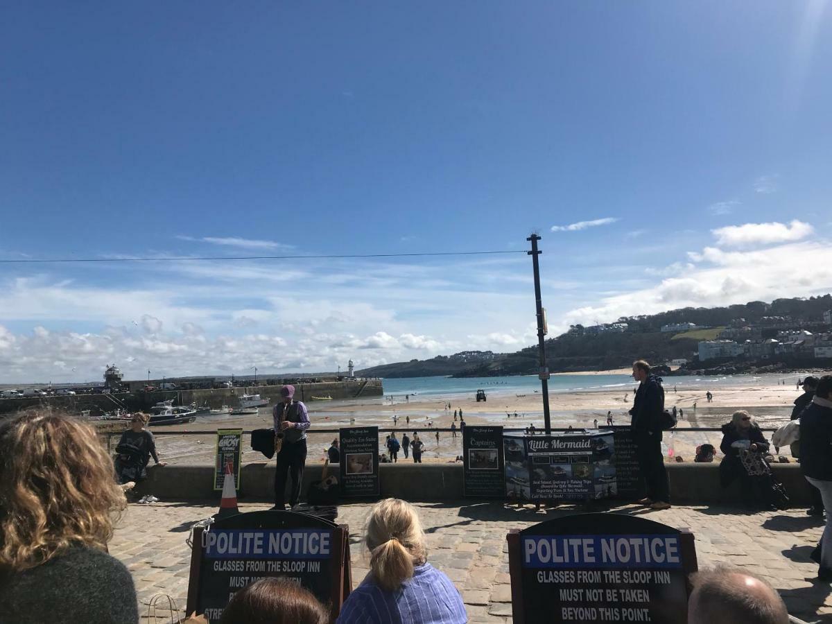Little Dolly Sea View 2 Bedroom Apartment, St Ives Town, Dog Friendly Bagian luar foto